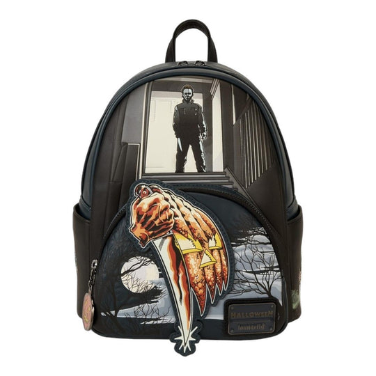 Loungefly Mini Backpack Michael Myers Jack-O'-Lantern Glow Halloween