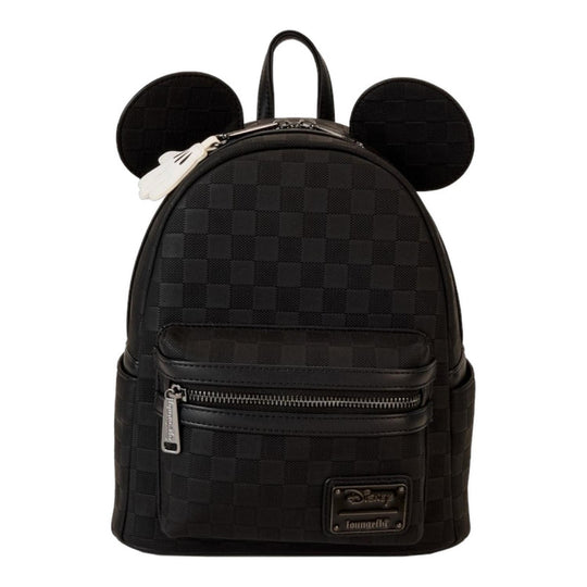 Loungefly Mini Backpack Mickey Mouse Checkered Texture Mickey Mouse And Friends