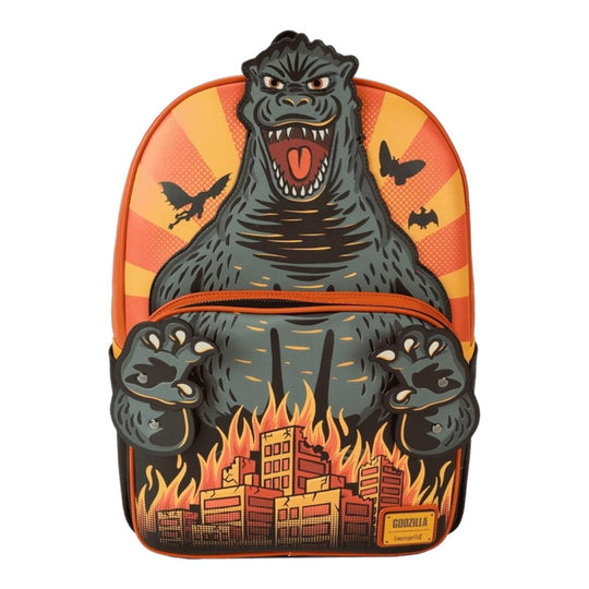 Loungefly Mini Backpack Godzilla Attack Godzilla